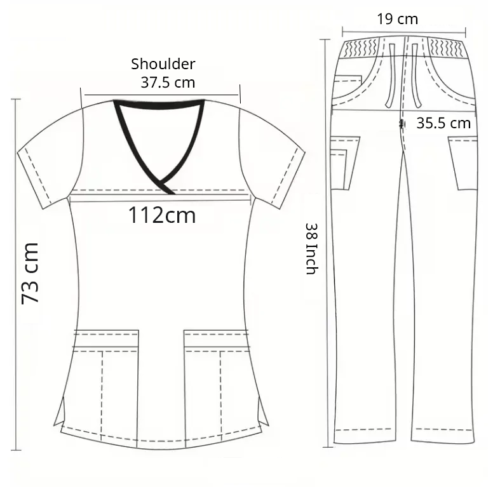 Customized Women Scrub Set